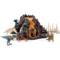 Preview Giant Volcano with T-Rex and Accessories