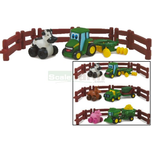 Johnny Tractor and Friends Farm Adventure Playset
