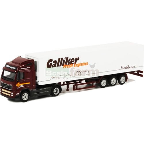 Volvo FH2 Globetrotter Truck with Reefer Trailer - Galliker