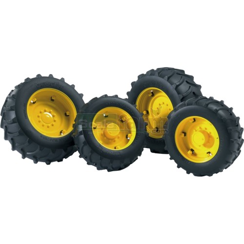 Twin Tyres with Yellow Rims - Super Pro 02000 Series