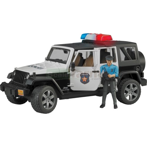 Jeep Wrangler Unlimited Rubicon Police Vehicle with Policeman