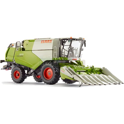 CLAAS Tucano 570 Harvester with Conspeed 8-75 Maize Header