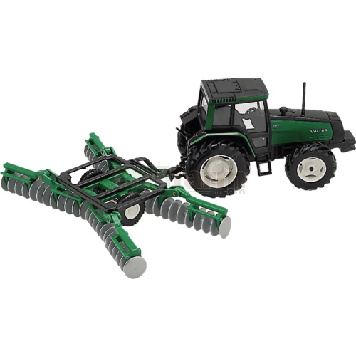 Valtra 6850 Tractor and Disc Harrow