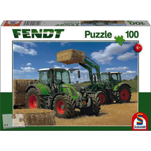 Fendt 724 Vario and 716 Vario Tractors 100 Piece Jigsaw