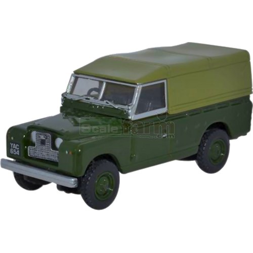 Land Rover Series II Canvas Back - Green