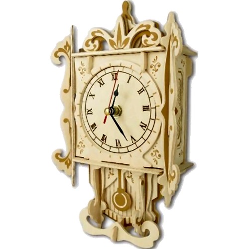 Pendulum Clock Woodcraft Construction Kit