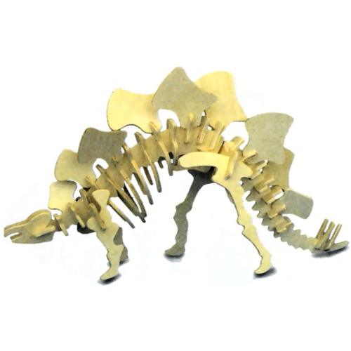 Small Stegosaurus Woodcraft Construction Kit