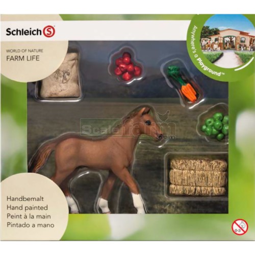 Mini Playset - Foal Eating Set