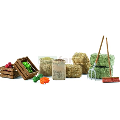 Horse Feed and Accessories Set