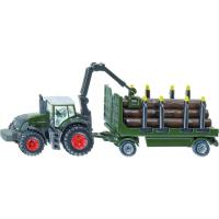 Preview Fendt 939 Tractor with Forestry Trailer