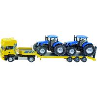 Preview Scania Truck with Low Loader & 2 New Holland Tractors