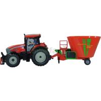 Preview McCormick TTX210 XtraSpeed Tractor with Strautmann Verti-Mix 1250 Fodder Mixer