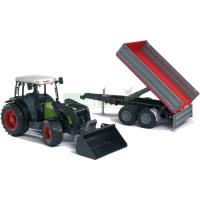 Preview CLAAS Nectis 267 F Tractor with Frontloader And Tipping Trailer