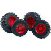 Preview Twin Tyres With Red Rims - Premium Pro 03000 Series