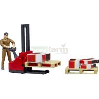 Preview Logistics Set with Pallet Mover, UPS Figure and 2 Pallets