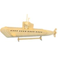Preview Submarine Woodcraft Construction Kit