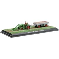Preview Guldner Toledo A4M Vintage Tractor with Frontloader and Trailer
