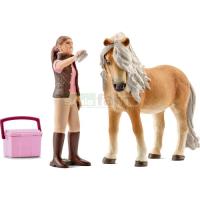 Preview Icelandic Pony Mare with Groom and Tack Box