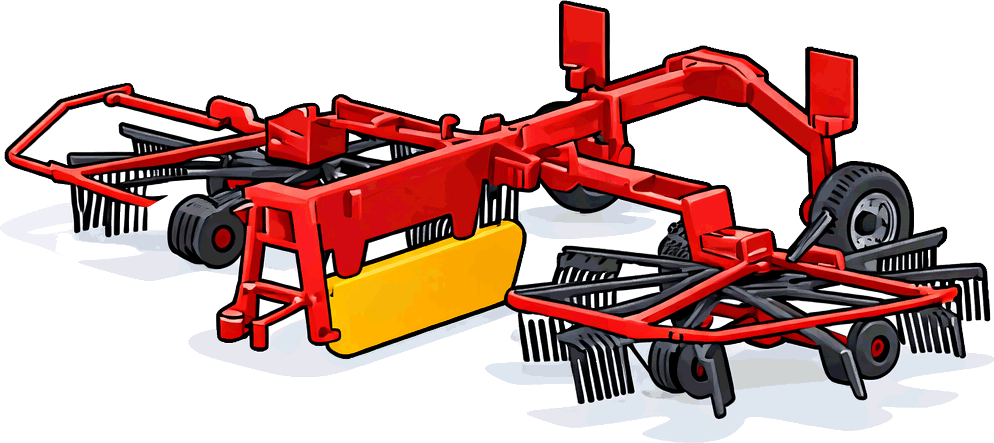 Rakes and shredders