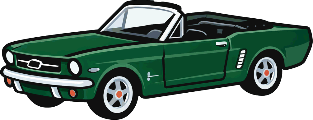 Scale model American cars