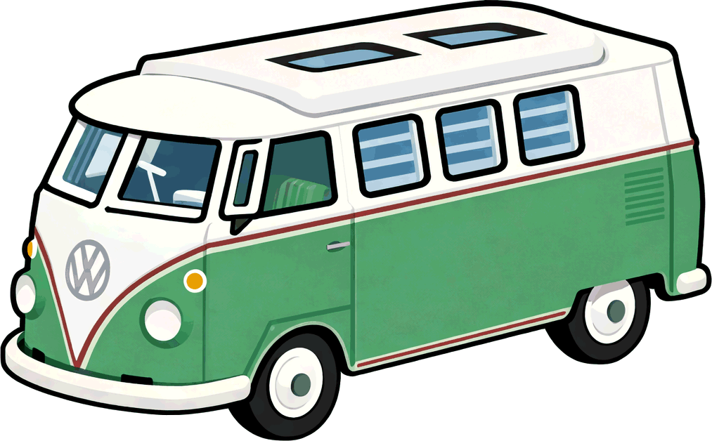 Scale model caravans and campers