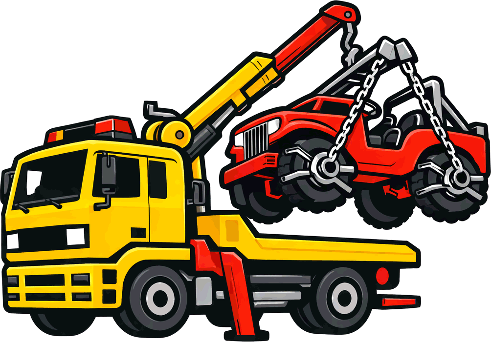 Scale model service vehicles