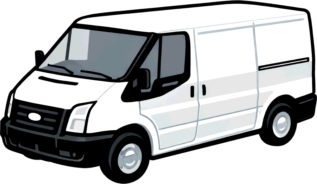 Scale model vans