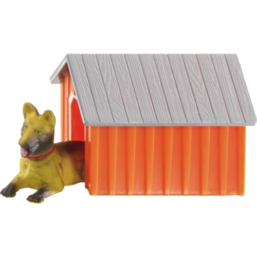 Dog with Kennel
