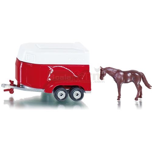 Horse Trailer With Horse