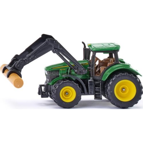 John Deere 6215R with Log Grabber and Log