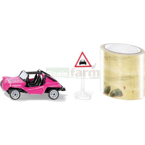 Beach Buggy with Dune and Sign