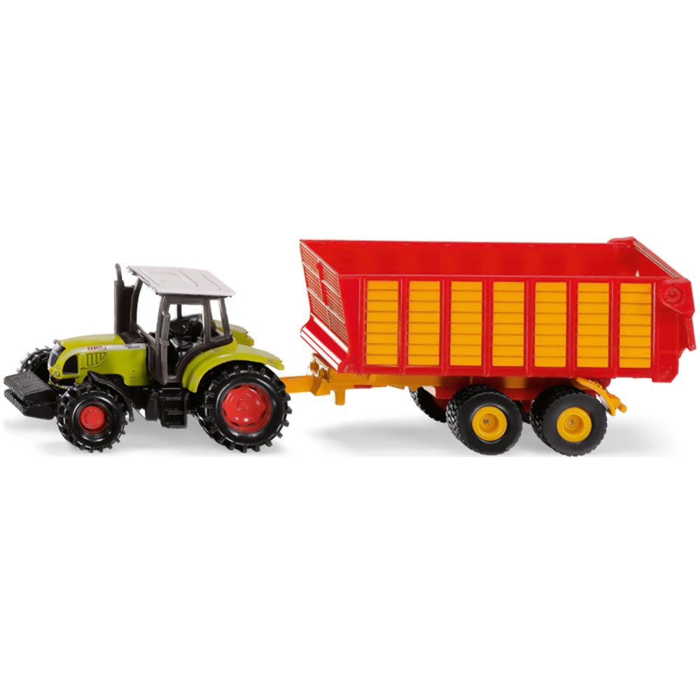 CLAAS Aries Tractor With Silage Trailer