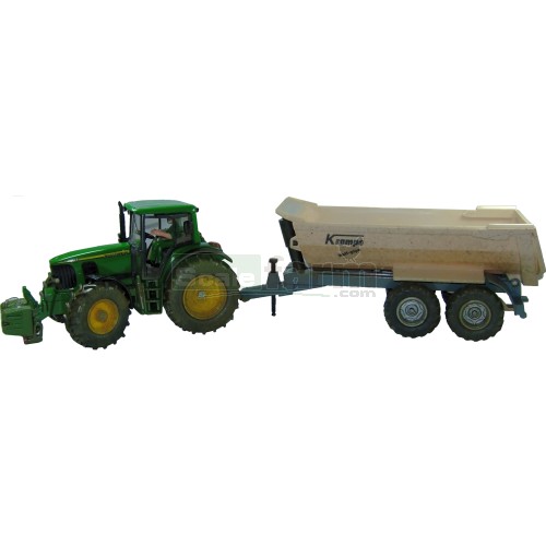 John Deere 6820 Tractor with Krampe Tipping Trailer (Weathered Finish)