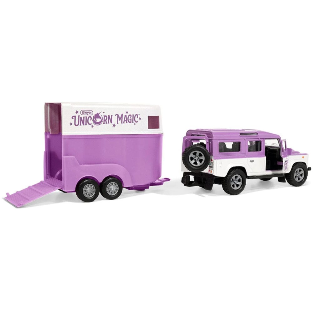Land Rover and Tag-a-Long Trailer - Unicorn Magic