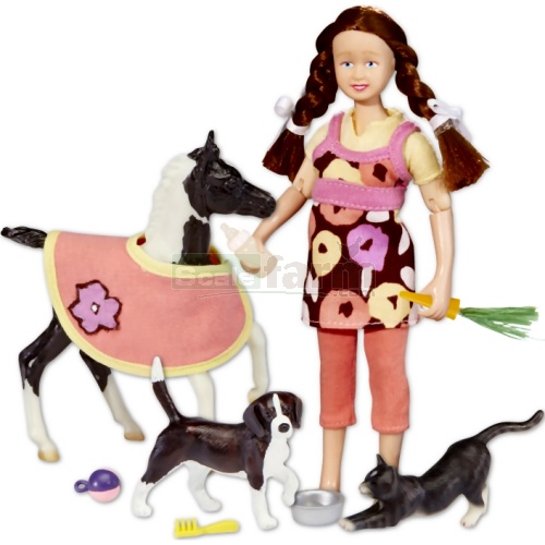 Pet Sitter Set - Figure and Horse