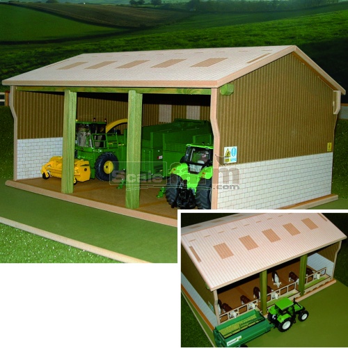 Brushwood BT5000 Wooden Tractor & Implements Shed