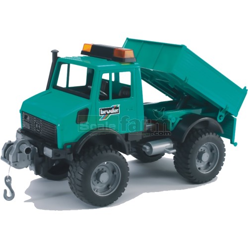 Mercedes Benz Unimog with Loading Platform and Winch