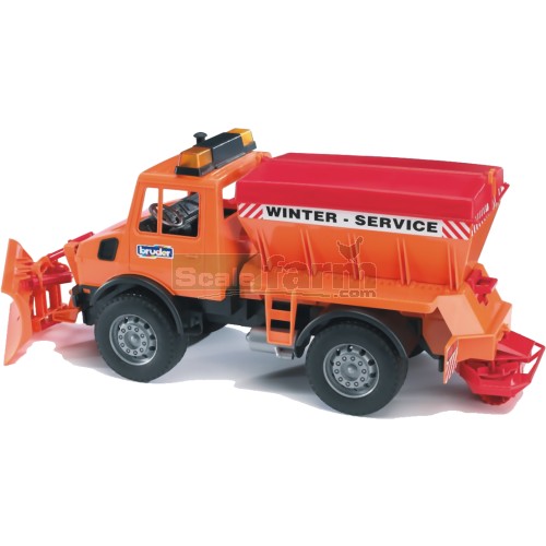 Mercedes Benz Unimog Winter Service with Snow Plough