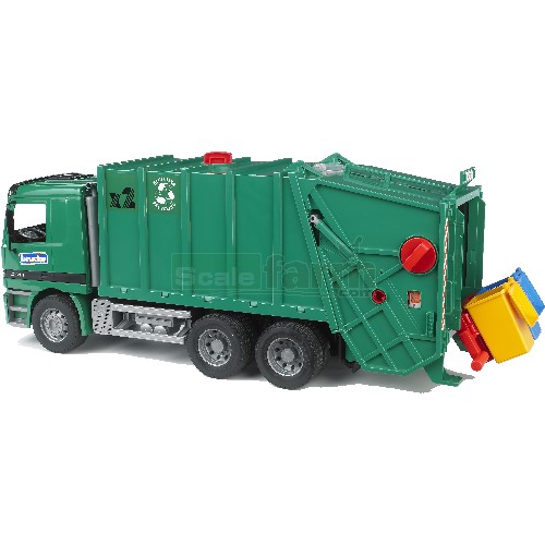 Bruder 02661 Mercedes Benz Actros Garbage Truck (Green)