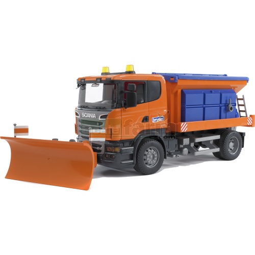 Bruder 03585 Scania R Series Winter Service Truck with Snow Plough