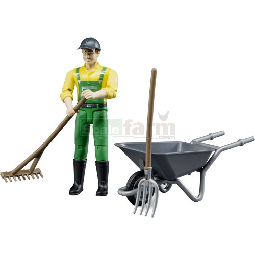 Farmer Figure and Accessories Set