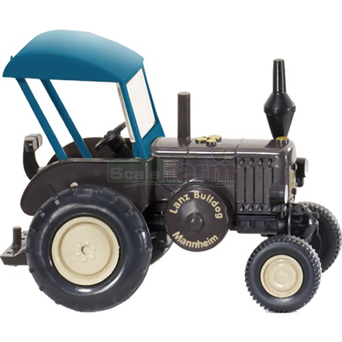 Lanz Bulldog Vintage Tractor with Roof - Azure Blue