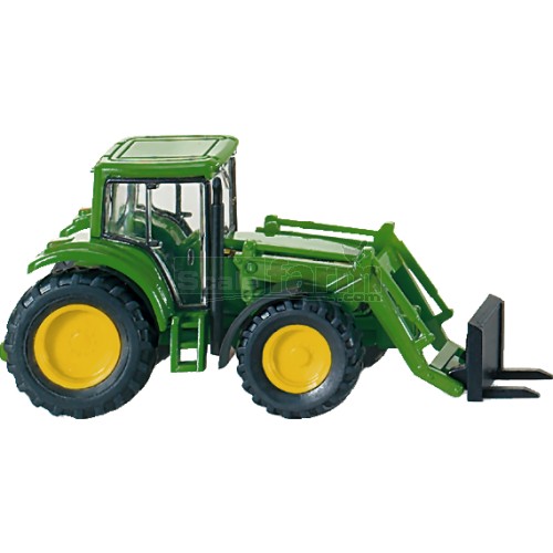 John Deere 6920 S Tractor with Front Loader and Forks