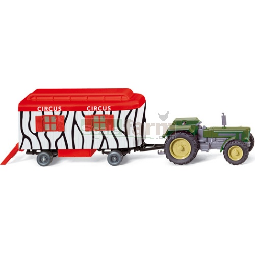 Schluter Super 1250VL Vintage Tractor with Circus Trailer