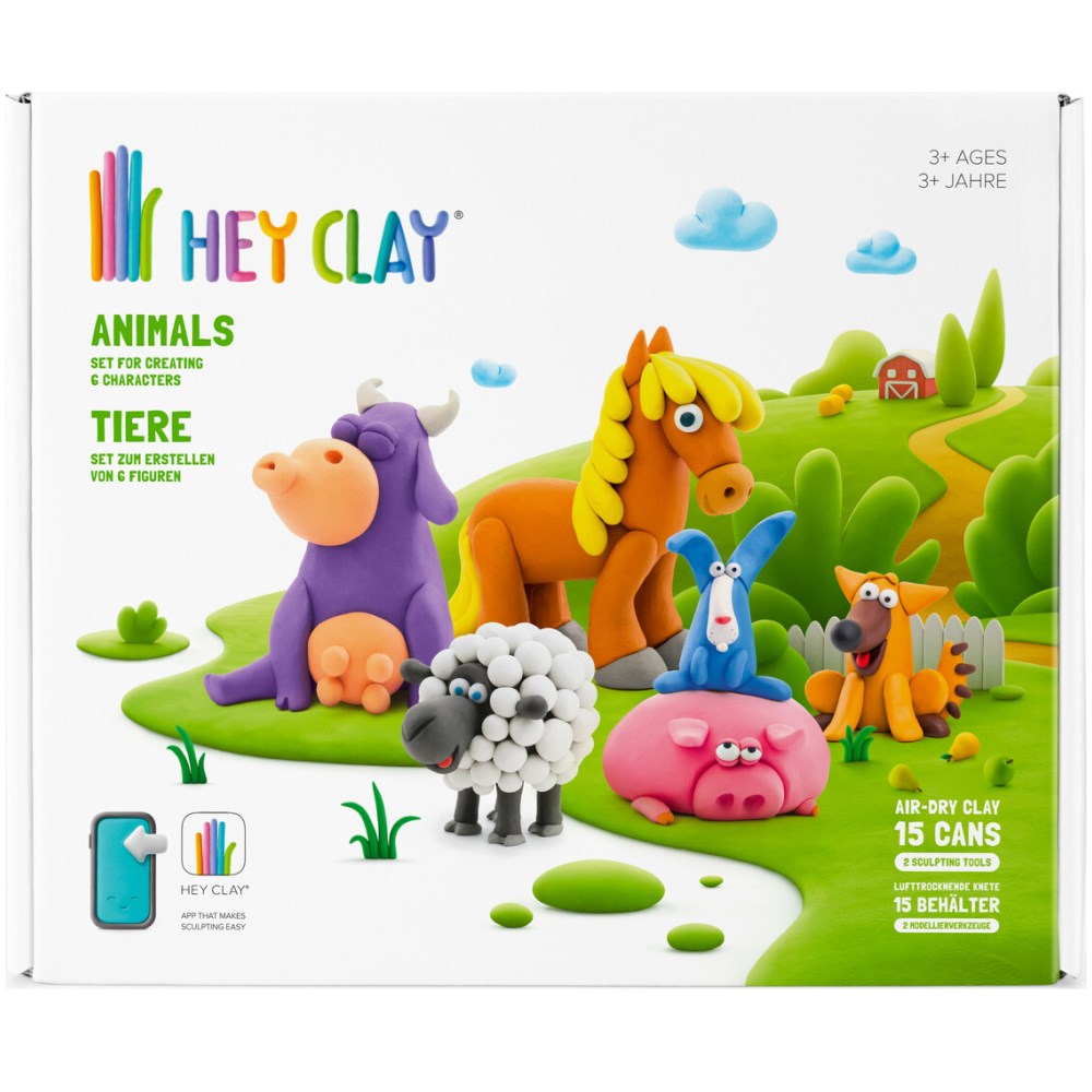 Hey Clay Farm Animals - Large