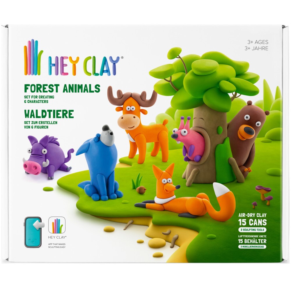 Hey Clay Forest Animals - Large