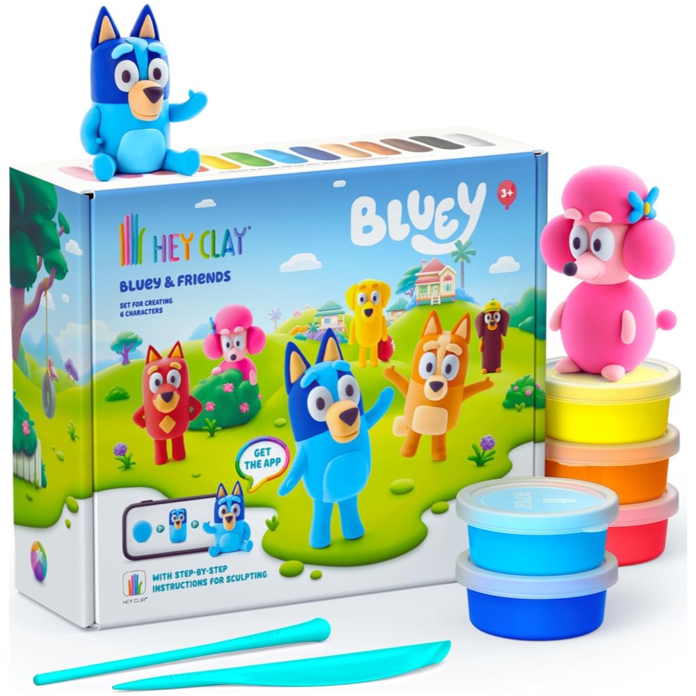 Hey Clay Bluey and Friends