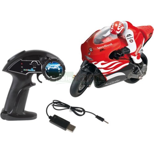 Radio Controlled Motorbike Speed Devil II - Red
