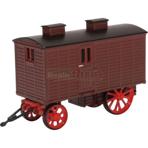 Fairground Living Wagon - Maroon Red