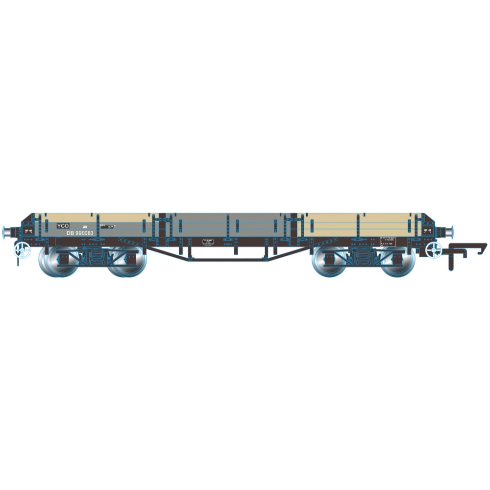 Pilchard Wagon DB990083 - BR TOPS Weathered